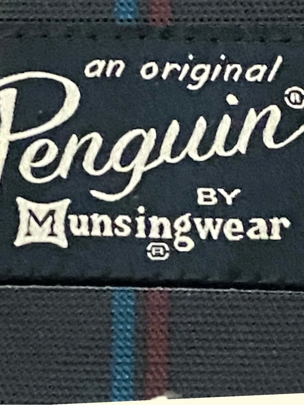 Pre Owned MENS Navy Blue Messenger Bag Travel Bag PENGUIN BRAND